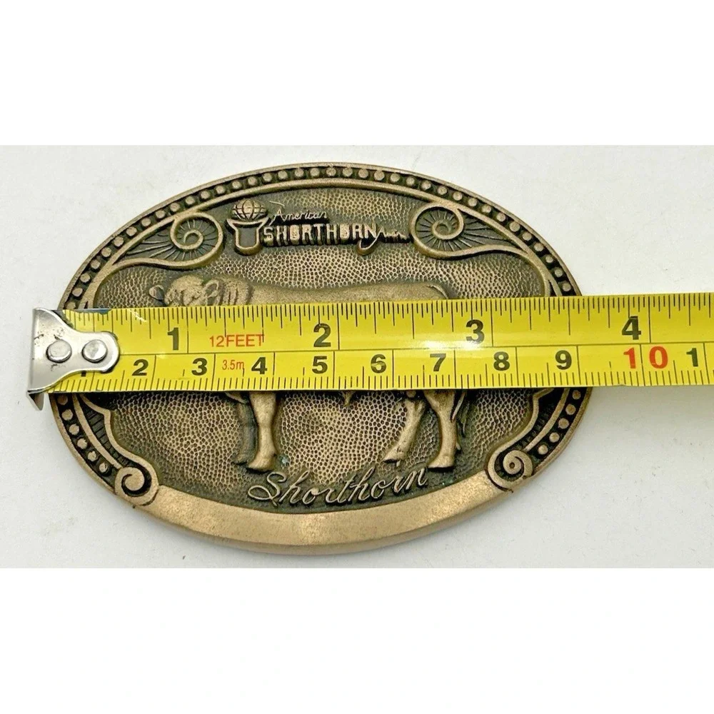 TONY LAMA Shorthorn Bull Cow Sire Belt Buckle Cattle Breed Series FIRST Edition